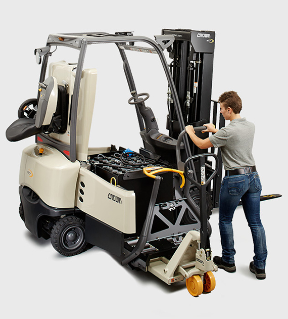 crown electric forklift
