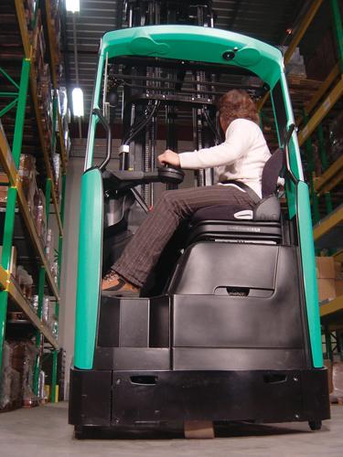Mitsubishi RB 14 N reach truck specs & dimensions (2006