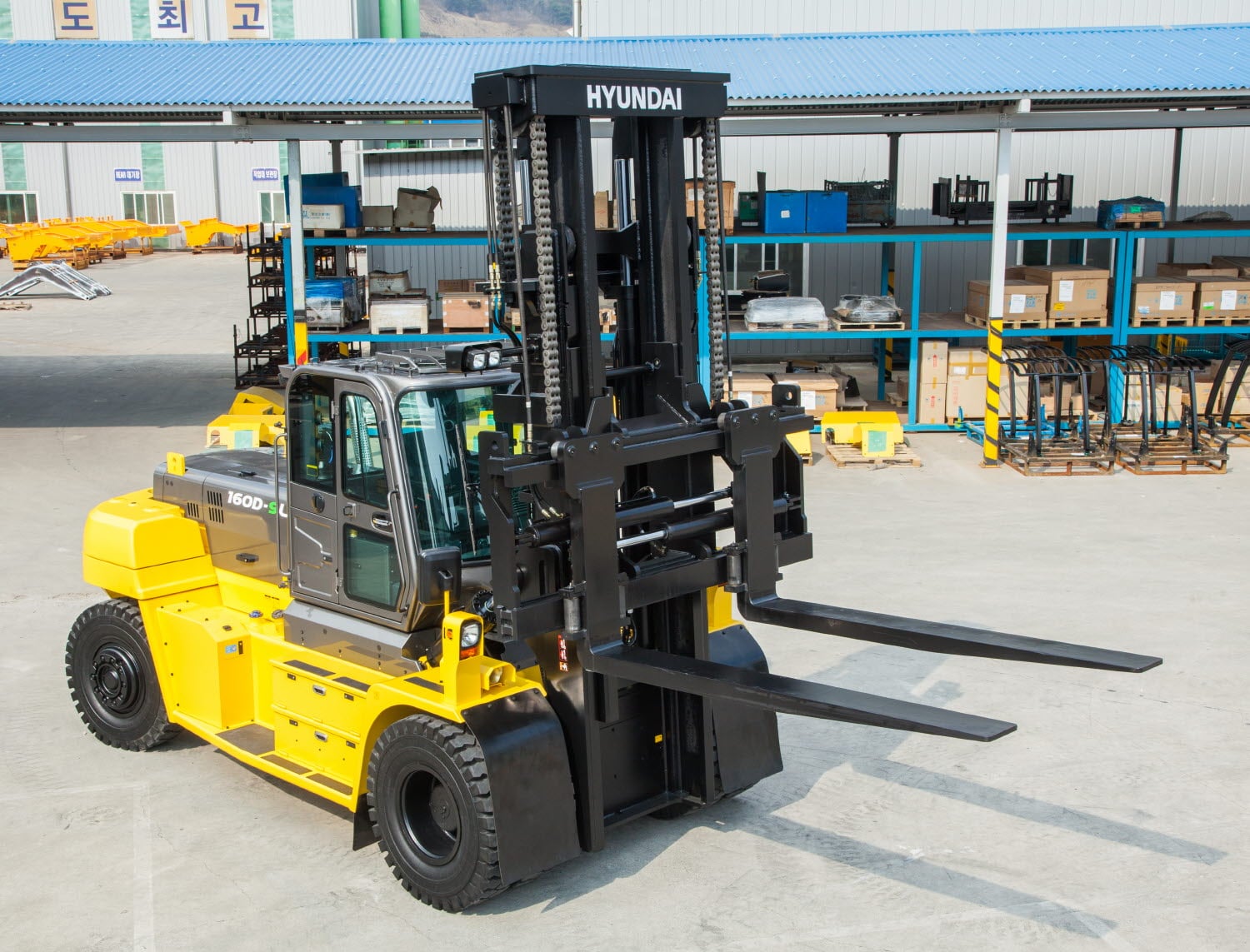 Hyundai 160 D 9 L diesel forklift specs & dimensions (2017 - 2019 ...