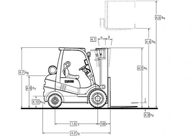 clark forklift specifications