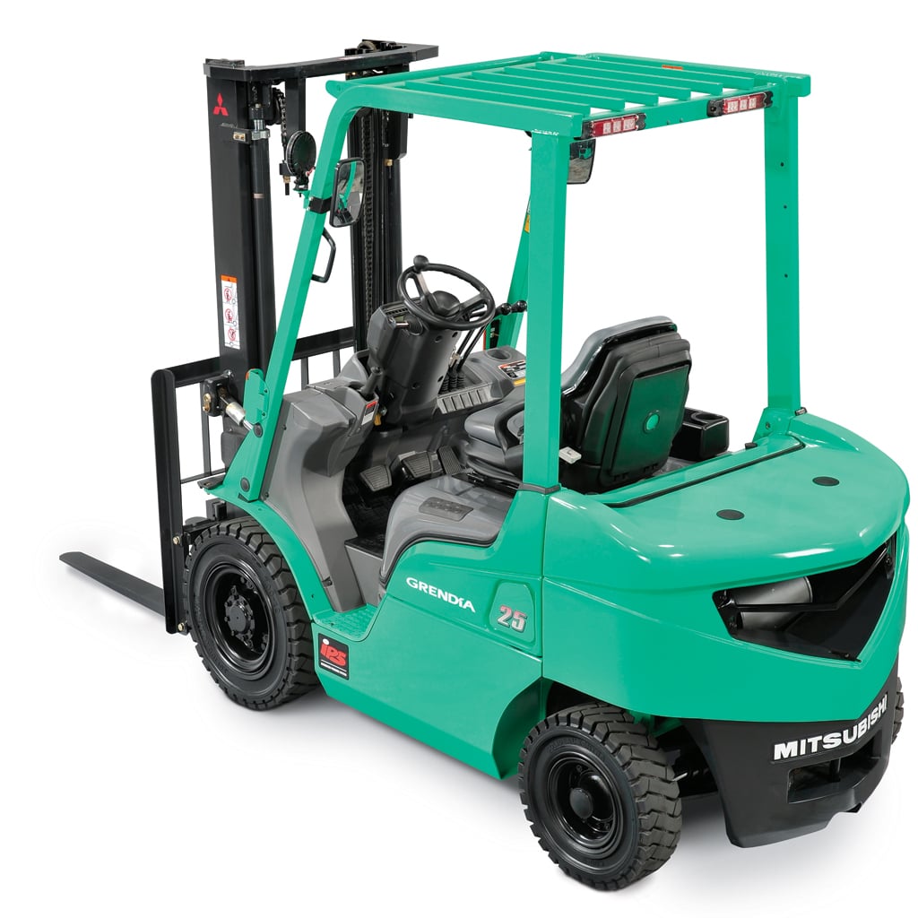 Mitsubishi FD20N diesel forklift specs & dimensions (2005 - 2019