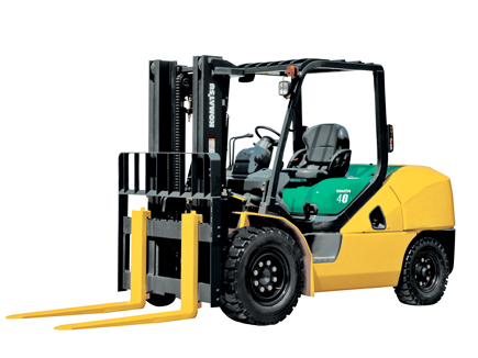 Komatsu FD40ZYT-10 diesel forklift specs & dimensions (2019 - 2026