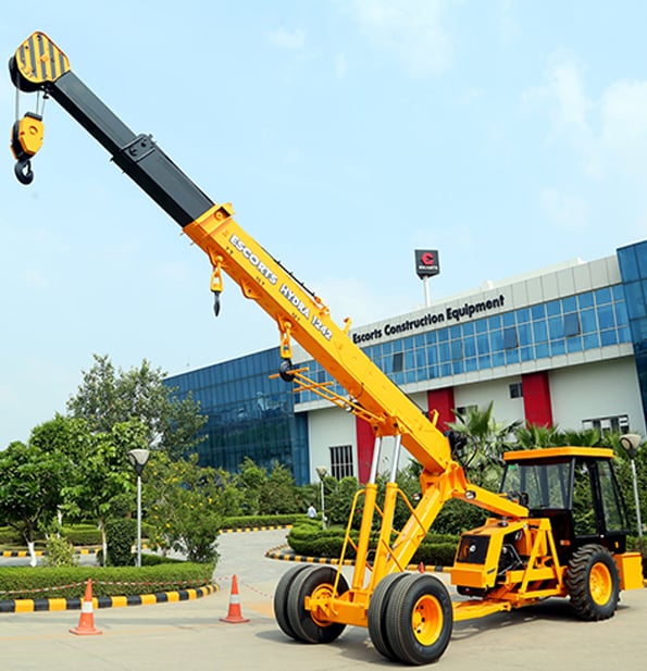 12 Ton Hydra Crane Load Chart