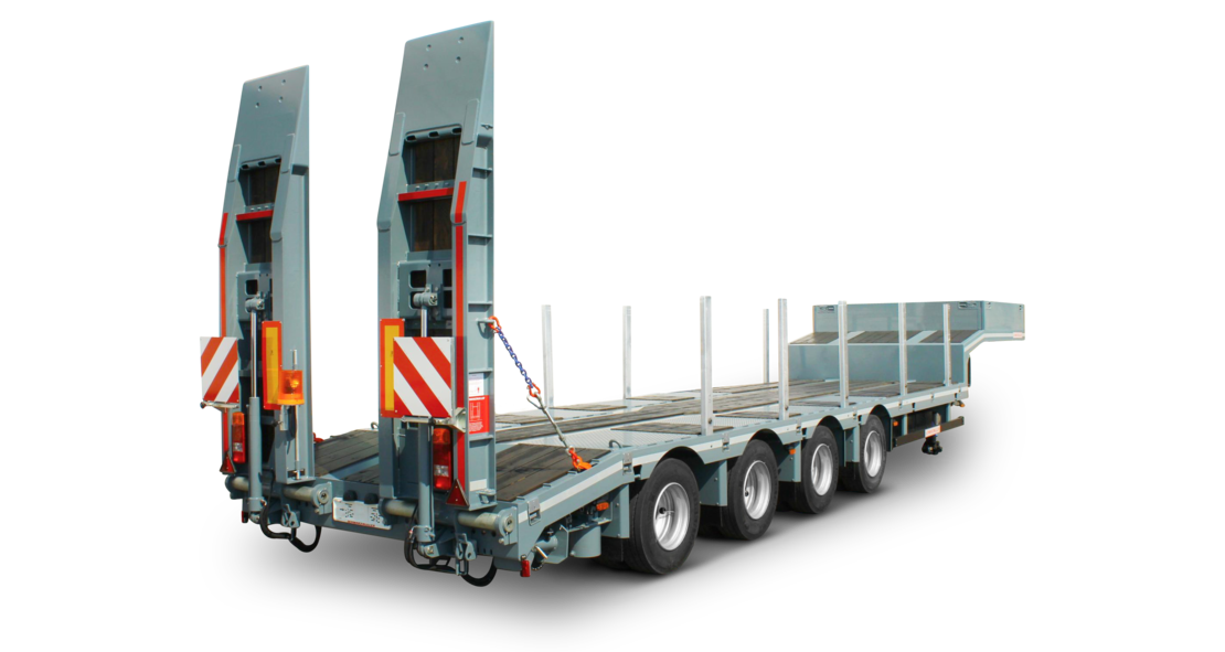 Schwarzmüller 4axle low loader semitrailer with offset platform (2019 2024) Trailer Specs