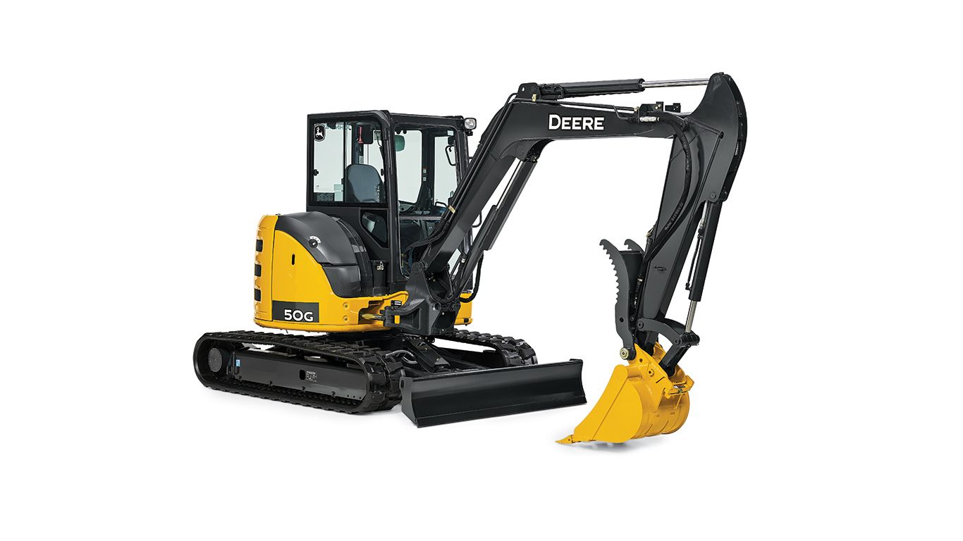 John Deere Construction 50G excavator specs (2017 2024) Diggers