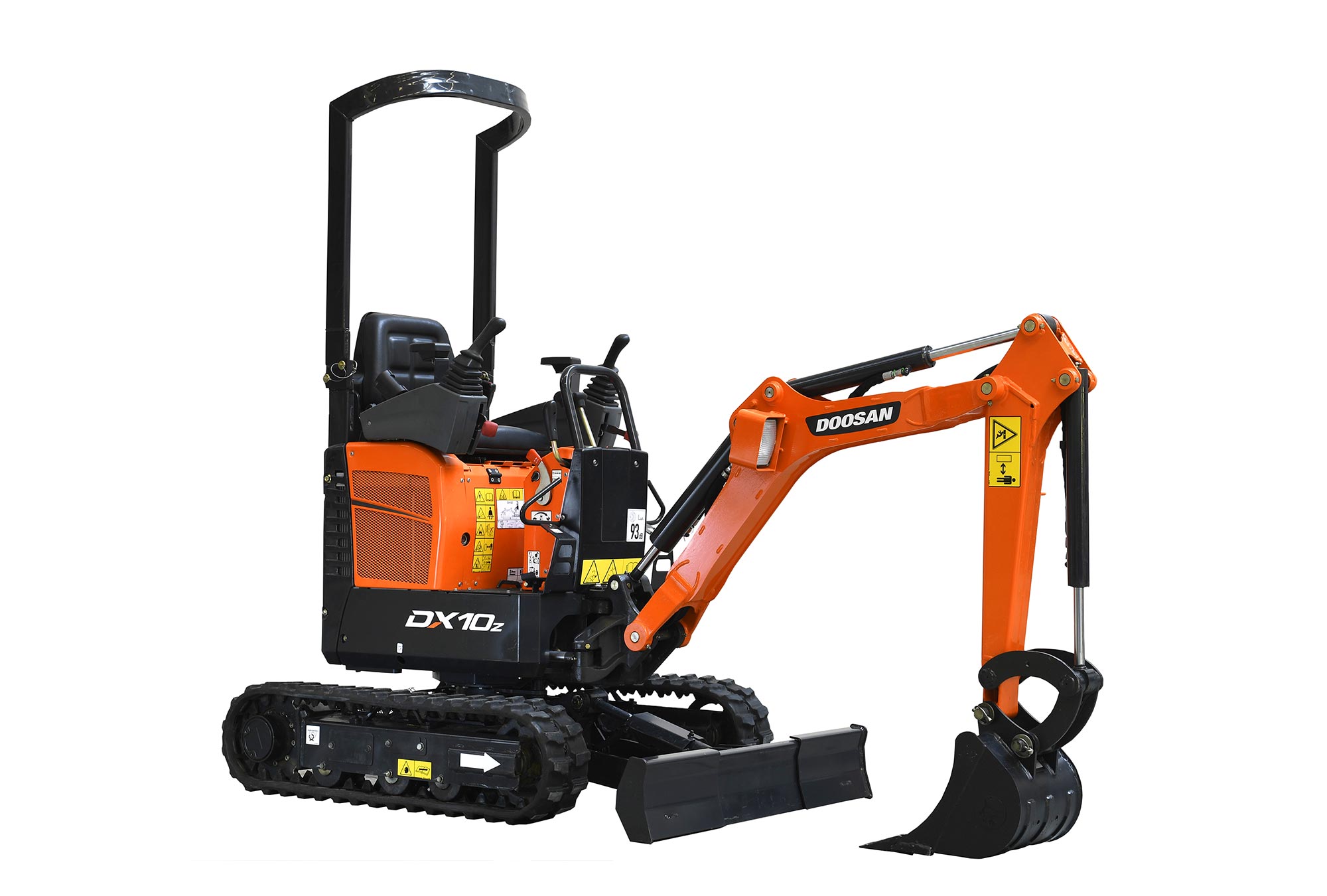 Doosan DX10Z excavator specs & dimensions (2021 - 2023