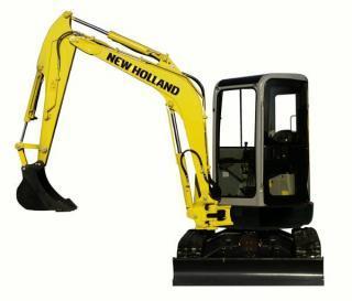 ハットリモデル 45HNS-2 エルゴ ウエヴラ50FH New Holland E 45 SR excavator specs & dimensions (2005