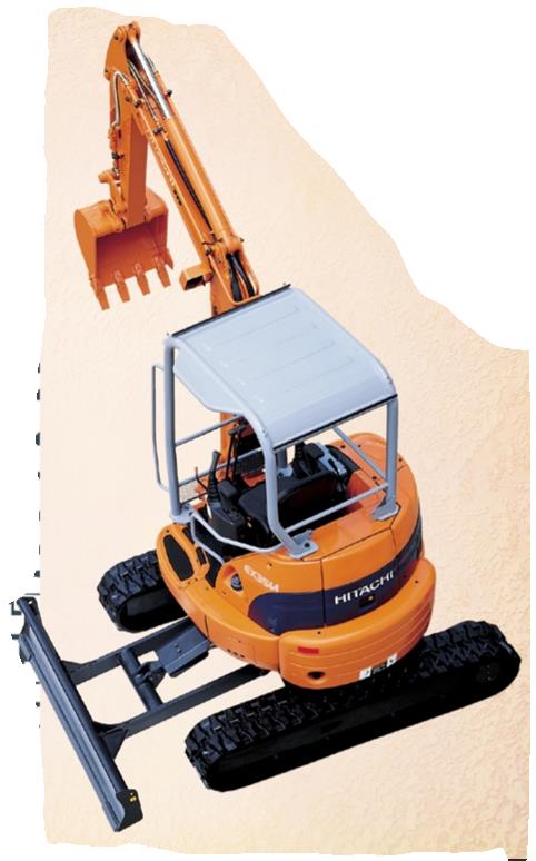 Hitachi EX 35 excavator specs & dimensions (1991 - 1994