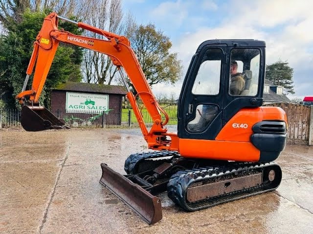 #40 EX20U-3 EX20UR-1 EX22 EX22-1 EX22-2 EX25-1 EX25-2 EX27U EX30UR レーキ バケット ８００ミリ 爪 ユンボ バックホー ミニユンボ NAKATAKI Throttle Cable Hitachi EX20U EX22 EX25 EX30 - Plant Spares Online