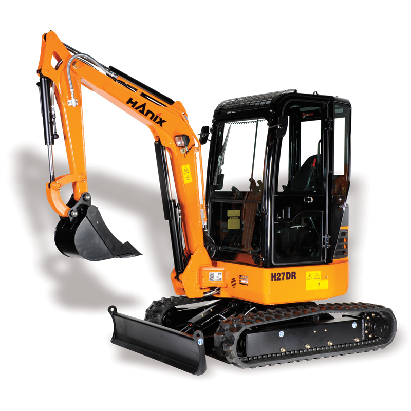 Hanix H50C specifiche escavatore (2004 - 2005) Mini-excavators-h27dr-long-hanix