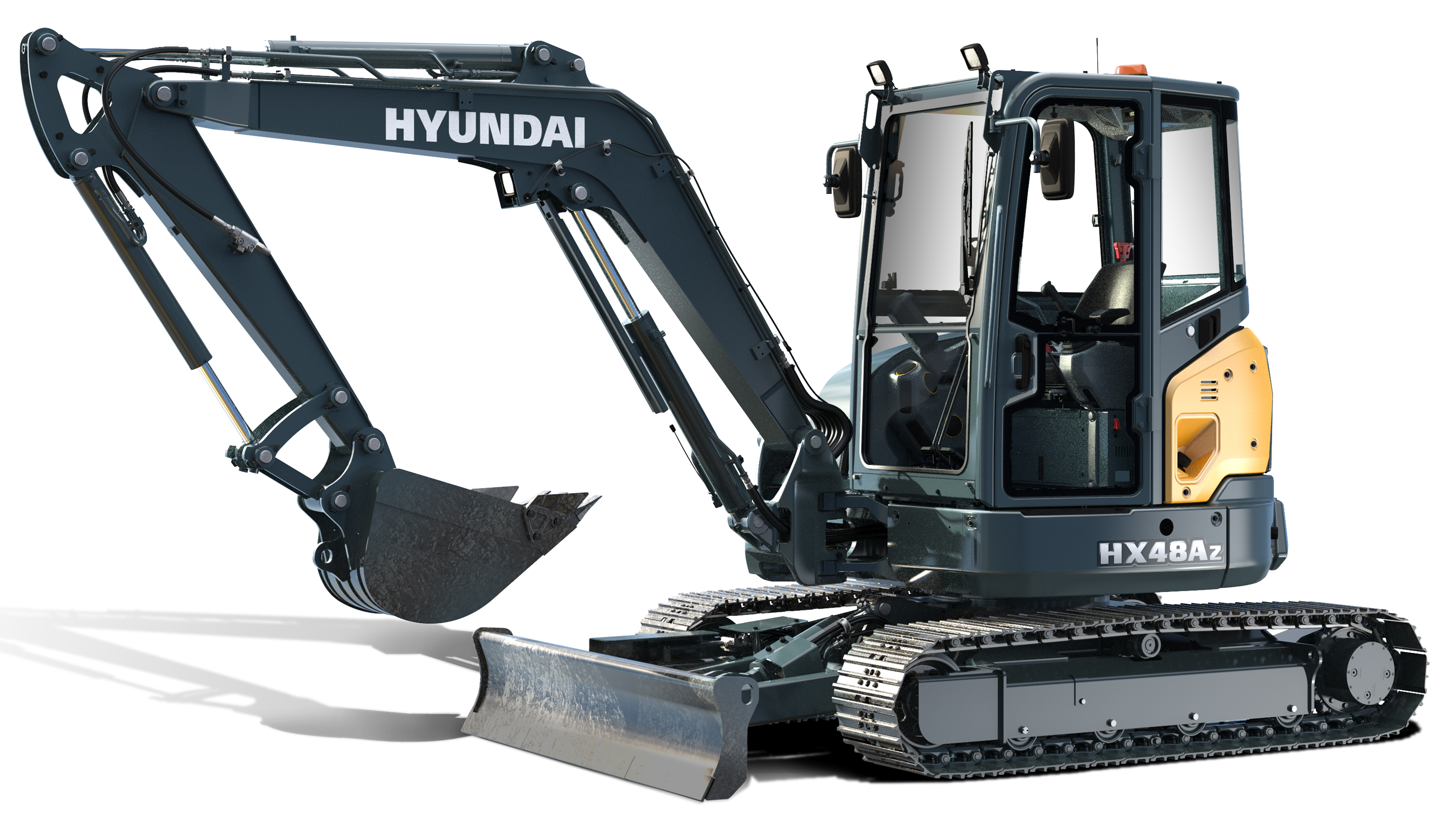 Hyundai HX48AZ excavator specs (2023 - 2025) | Diggers