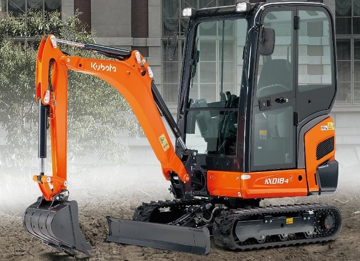 Kubota KX18-4 excavator specs & dimensions (2011 - 2025) | Diggers
