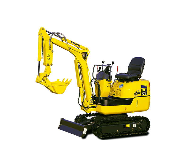 Komatsu PC09-1 excavator specs (2012 - 2025) | Diggers Komatsu PC09-1 excavator specs (2012 - 2025) | Diggers