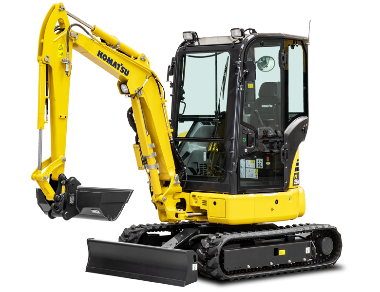 Komatsu PC26MR-5 excavator specs & dimensions (2021 - 2026