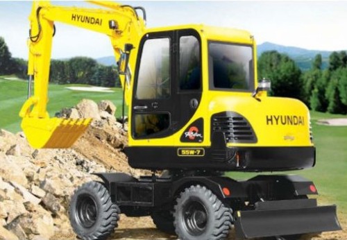 Hyundai R 55 W 7 A excavator specs (2008  2010)  Diggers  LECTURA specs