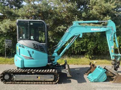 Kobelco SK 035 excavator specs & dimensions (1996 - 2000
