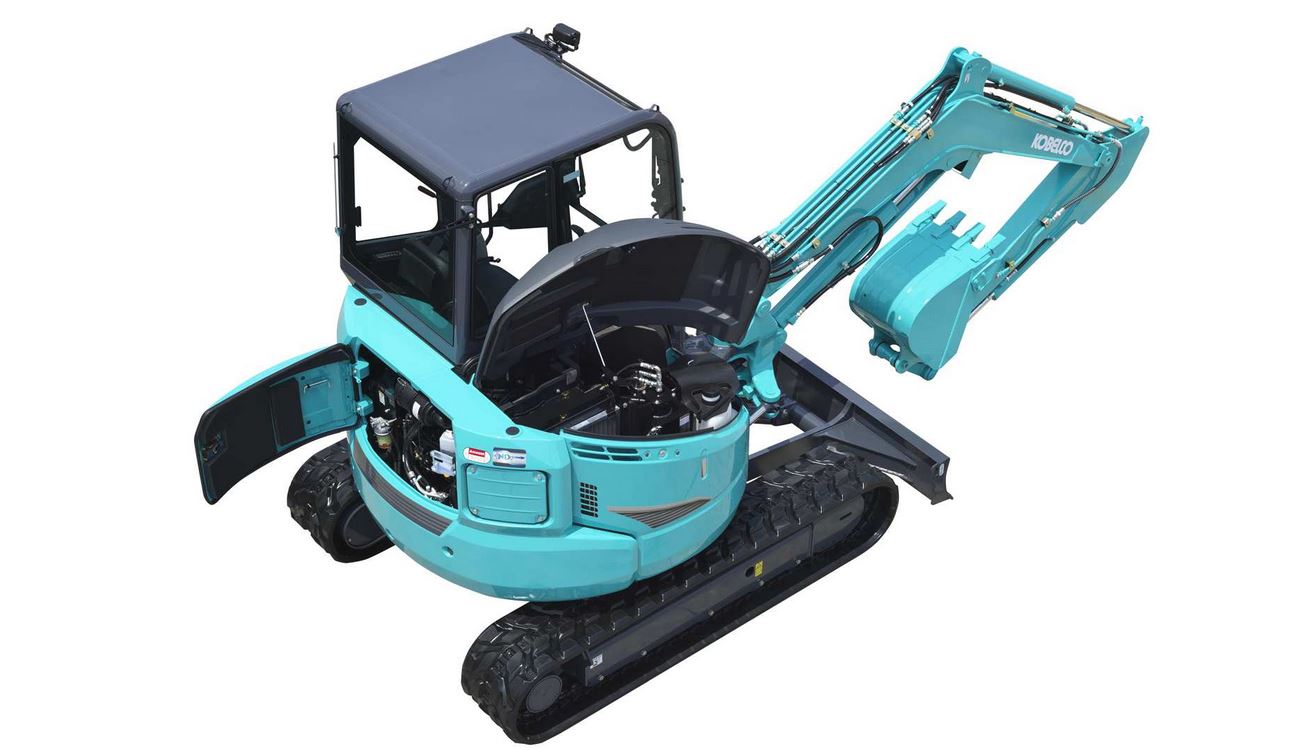 minikko Kobelco SK 45 SRX 6 excavator specs & dimensions (2016