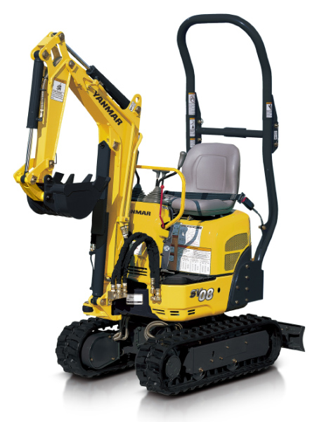Yanmar SV08-1A excavator specs & dimensions (2019 - 2021
