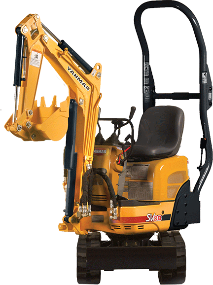 Yanmar SV08-1B excavator specs & dimensions (2019 - 2021