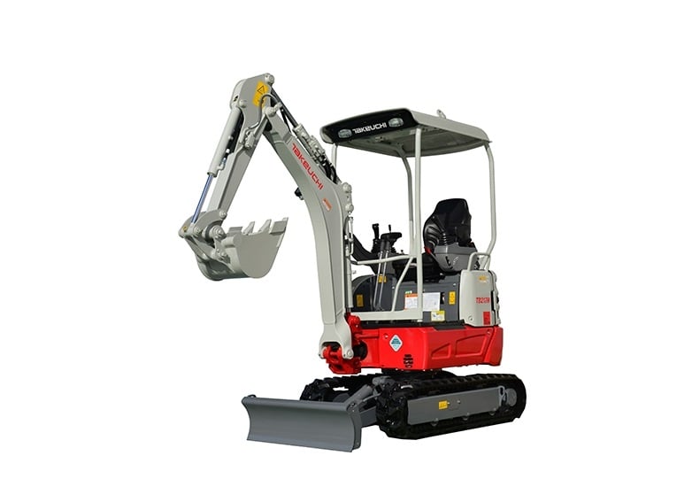 Takeuchi TB 217 R excavator specs & dimensions (2021 - 2026