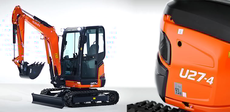 Kubota U27-4 HI excavator specs (2016 - 2020) | Diggers
