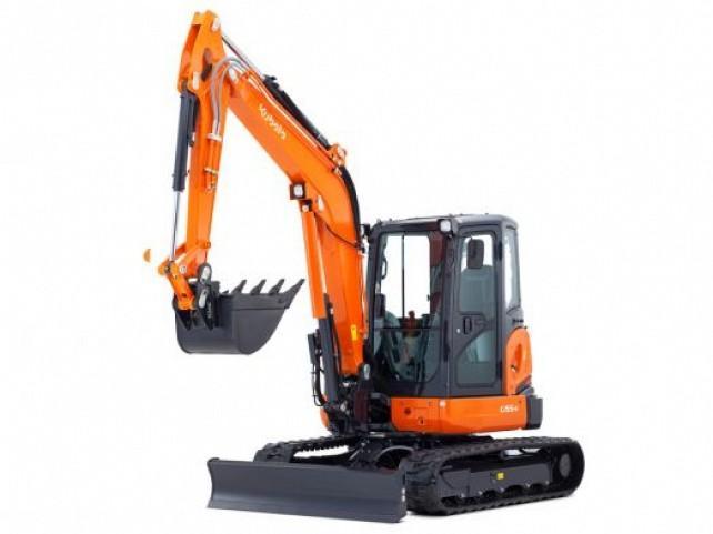 Kubota Mini Excavator Size Chart