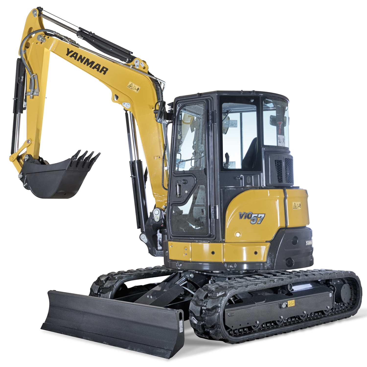Yanmar VIO 57-6 ACR excavator specs & dimensions (2016 - 2021