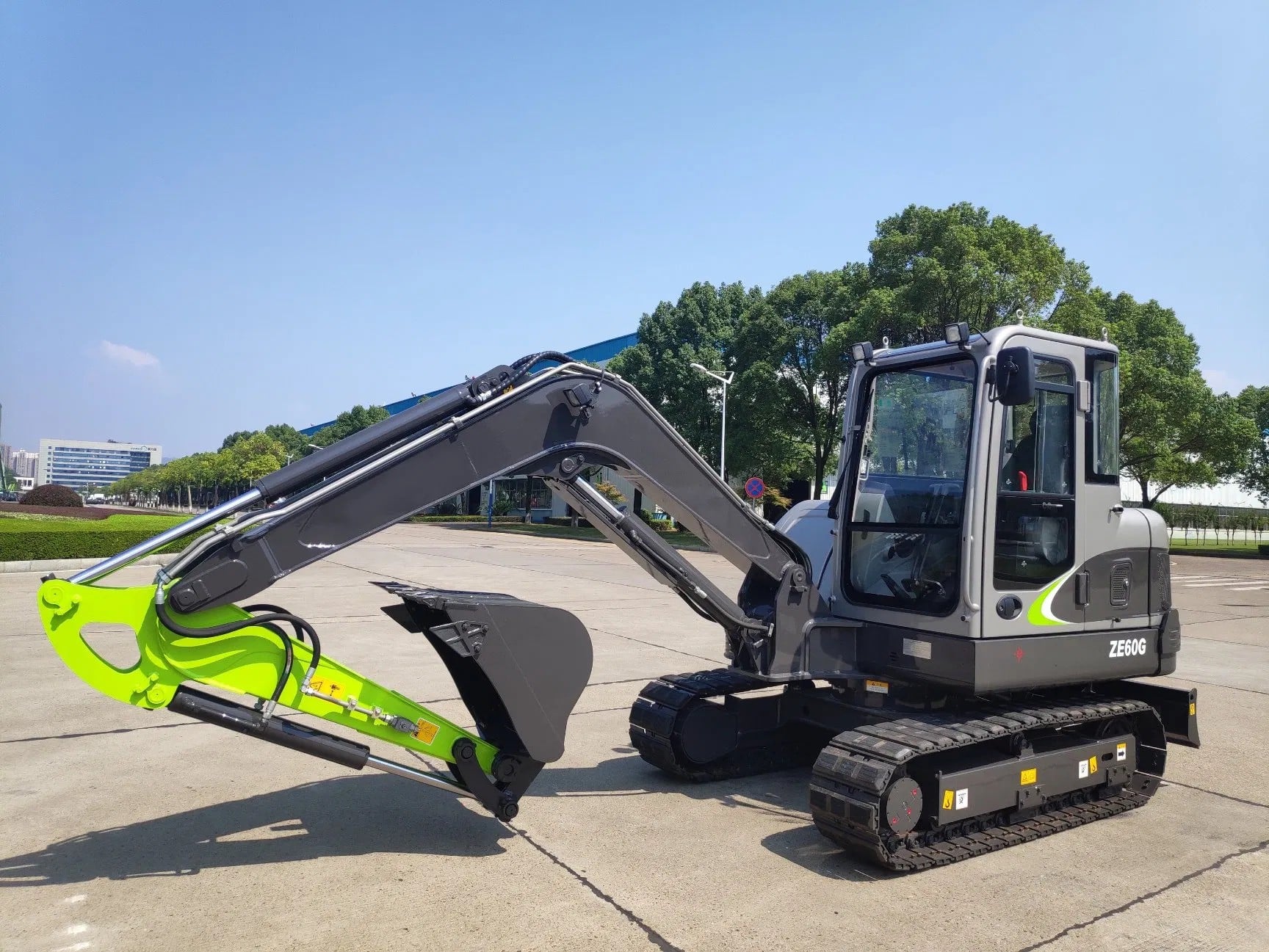 Zoomlion ZE60E excavator specs & dimensions (2010 - 2025
