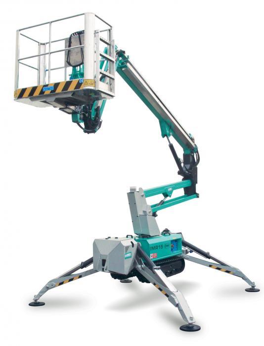 Imer IM R 15 Specs (2012 2022) Crawler Articulating Boom Lifts