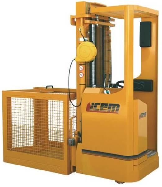 Icem GPE 14320 Stand up rider pallet stacker specs (2012 2024