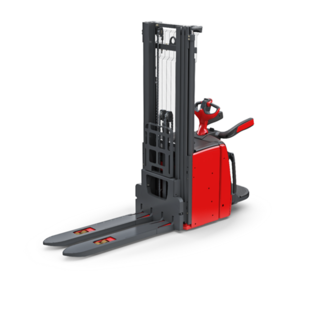 Linde L16AP Triplex Stand up rider pallet stacker specs (2019 2023