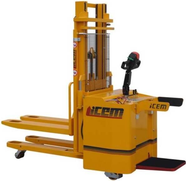 Icem TEC 16320 Stand up rider pallet stacker specs (2012 2024
