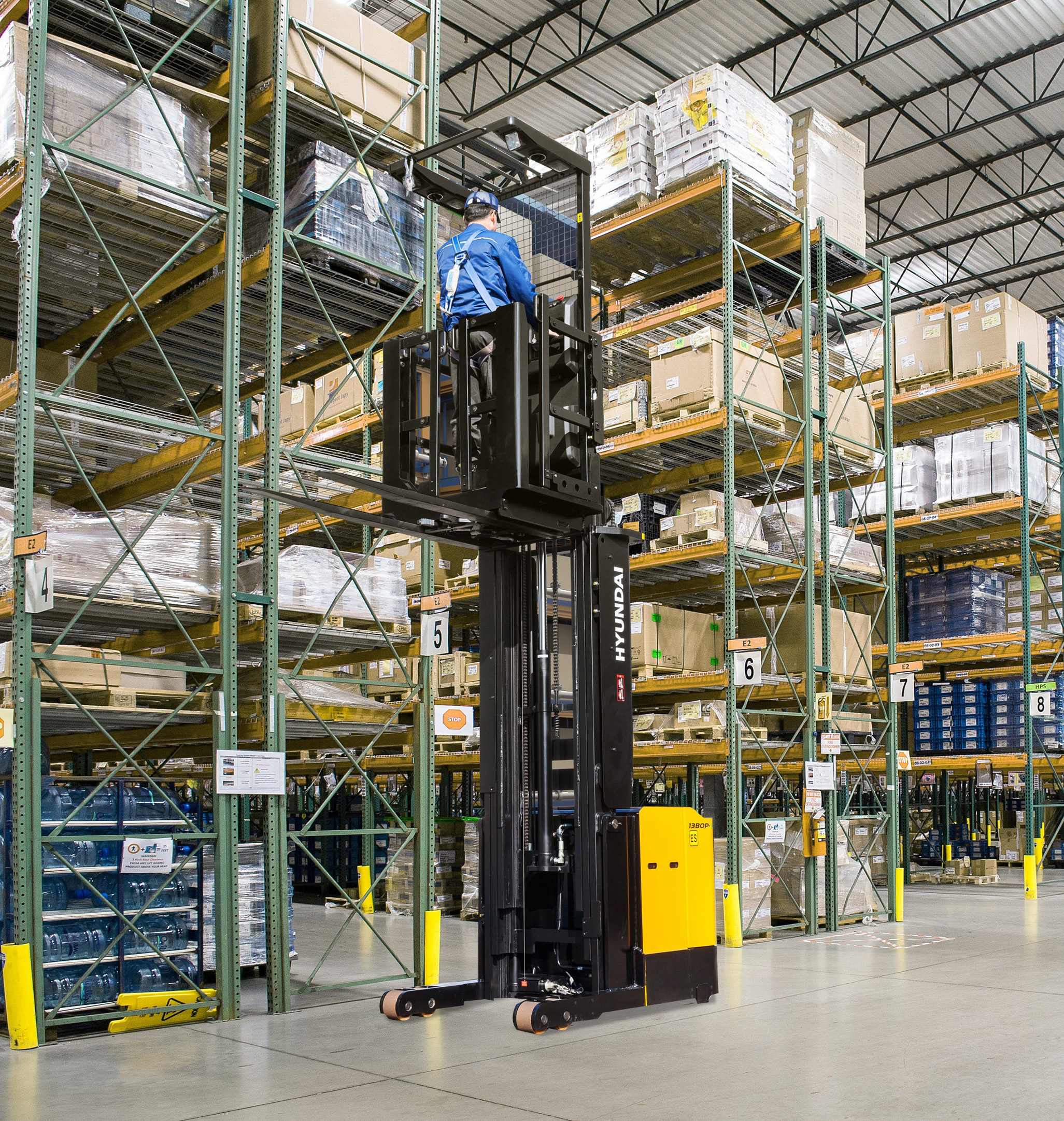 Hyundai 13 BOP9 Stand up rider pallet truck (2020 2024) LECTURA Specs