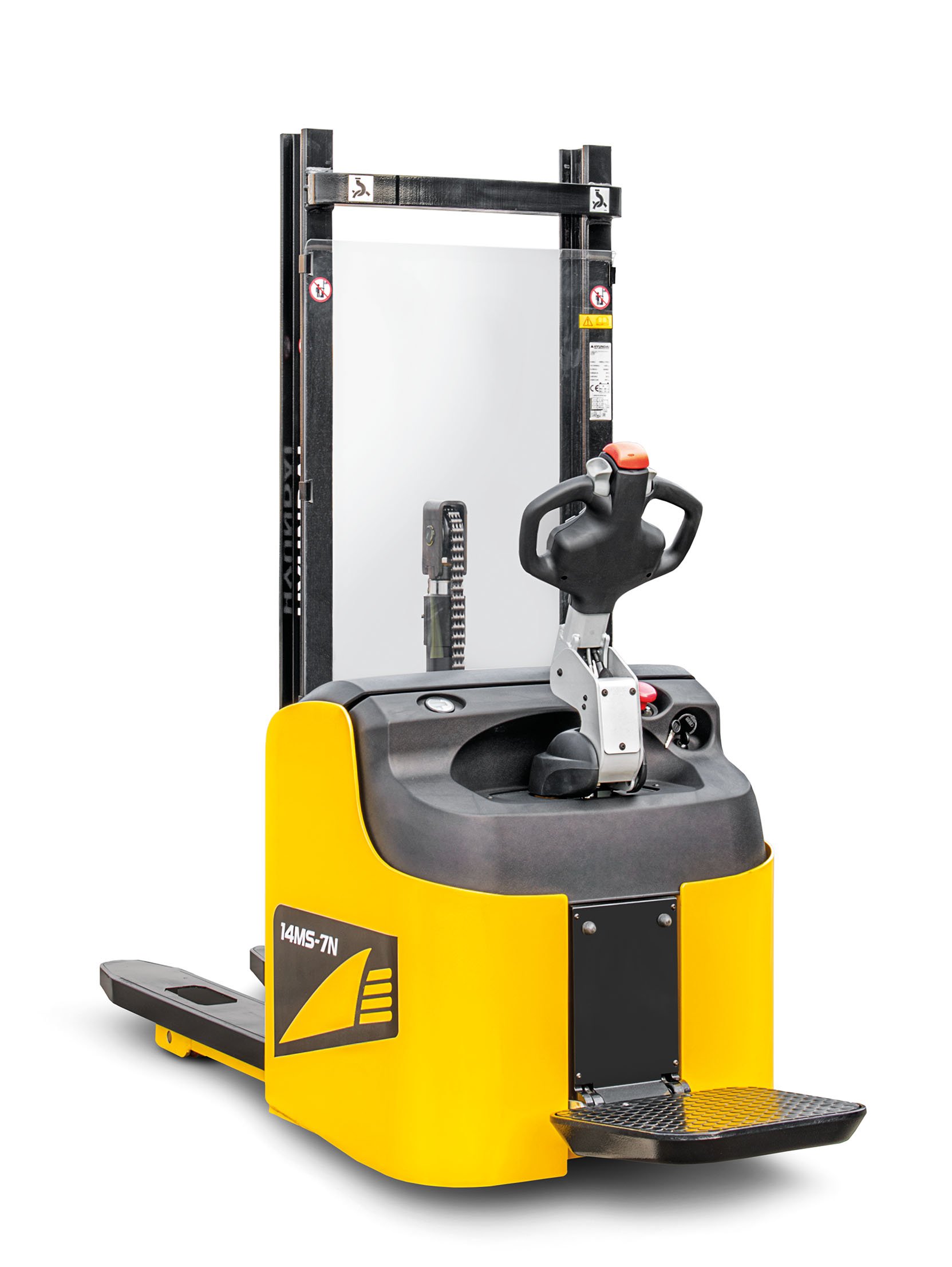 Hyundai 14 MS 7 N walkie stacker specs (2012 2019) LECTURA Specs