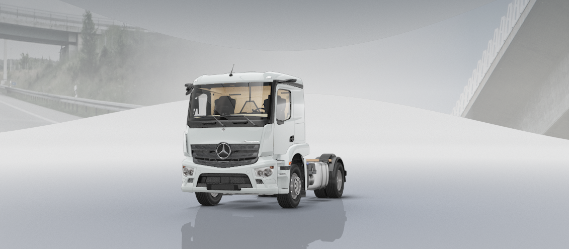 Mercedes-Ｂenz  ACTROS 1/64 GCD Mercedes-Benz AMG Actros Auto Transporter (Black