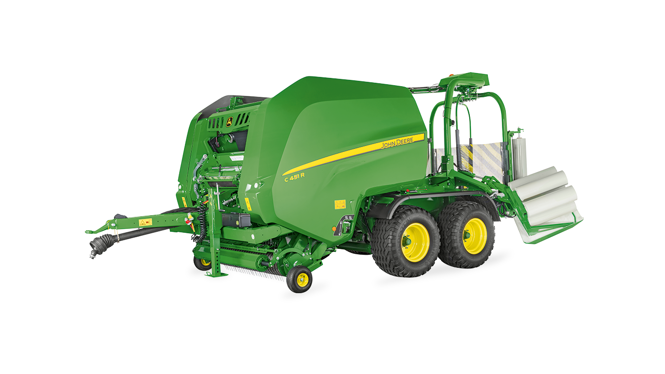 John Deere C451R Rundballenpressen