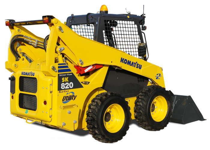 Komatsu SK820-5 Skid Steer Specs & Dimensions (2003 - 2017