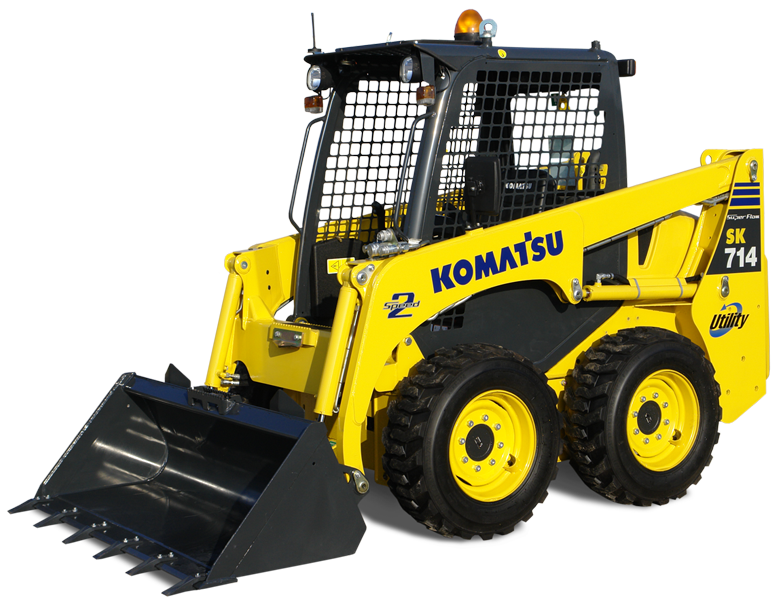 Pala gommata Komatsu JH30B Caricatore  (1965) Skid-steer-loaders-sk714-5-komatsu