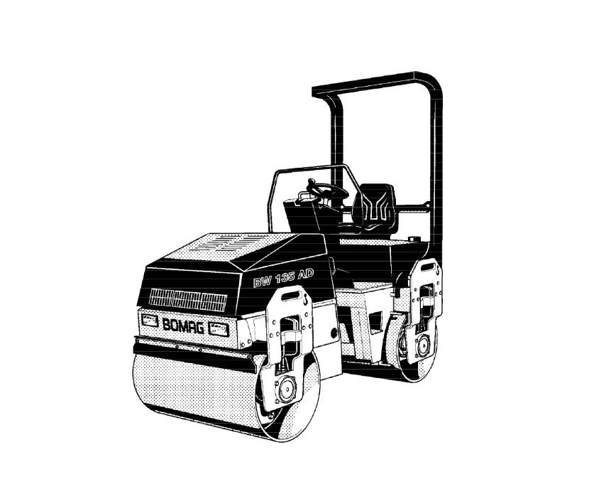 13R-005 1/50 BOMAG BW 174AP-5 AM ロードローラー BOMAG BW 120 AD-5 CE - NedTrax - Sale of construction machinery
