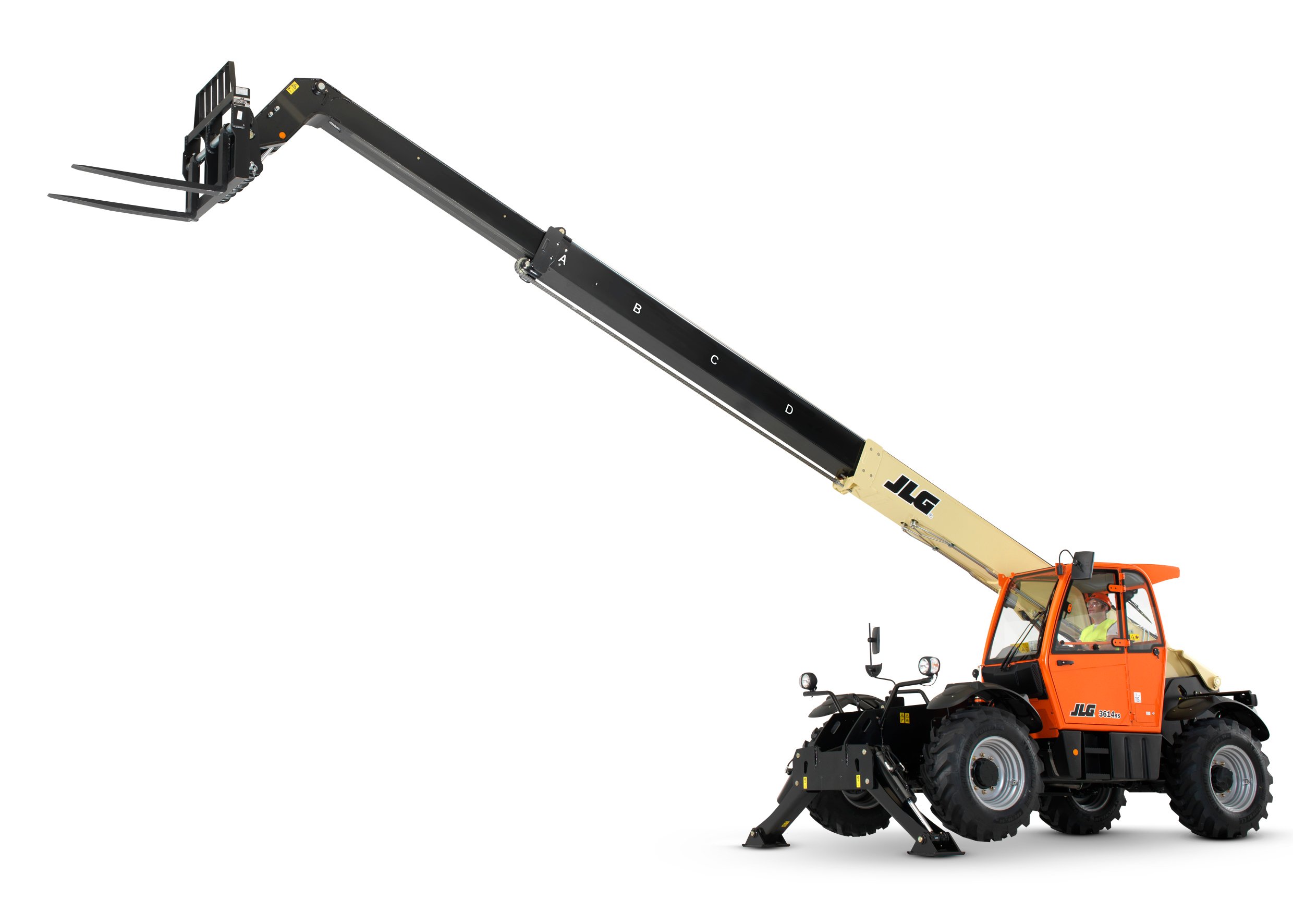 天龍 SWAT842s-lml JLG 3614 RS telehandler specs & dimensions (2014 - 2019