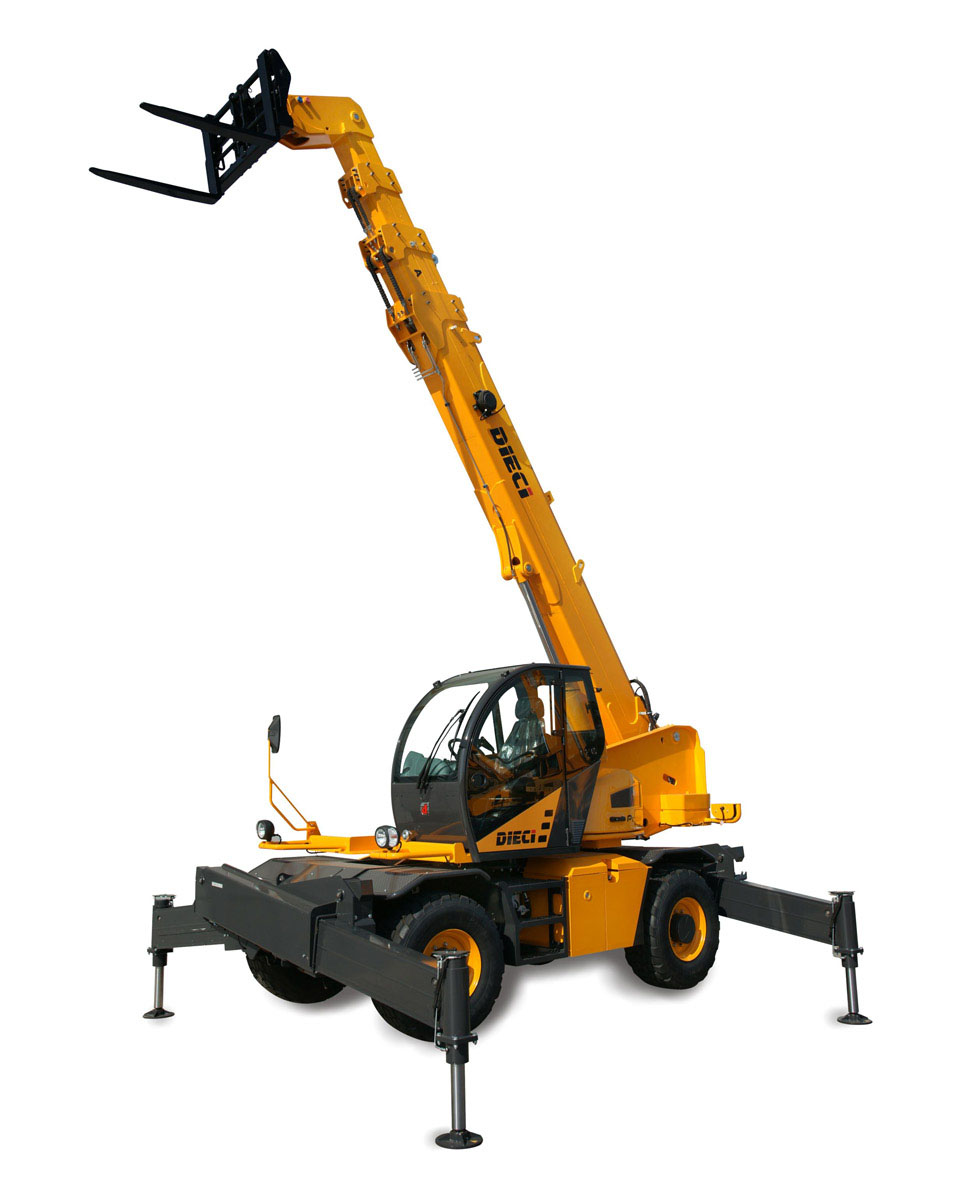 Dieci Pegasus 40.25 rotating telehandler specs (2018 - 2020