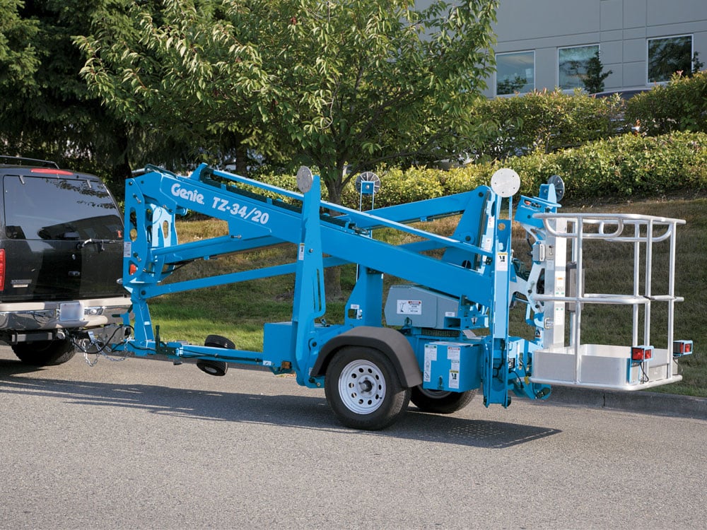 Genie TZ34/20 Specs (2010 2020) Truck Mounted Articulating Boom