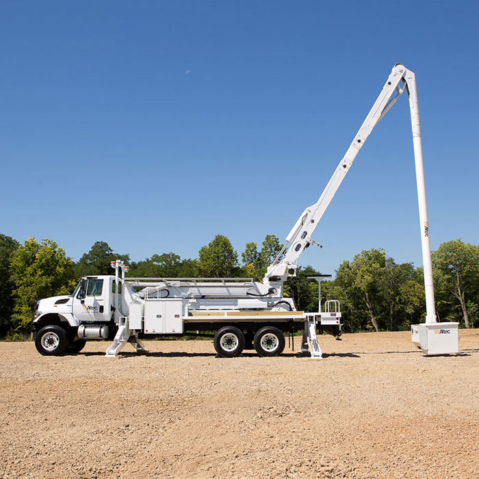 Altec AA67E Specs (2017 2024) Trailer Mounted Articulating Boom