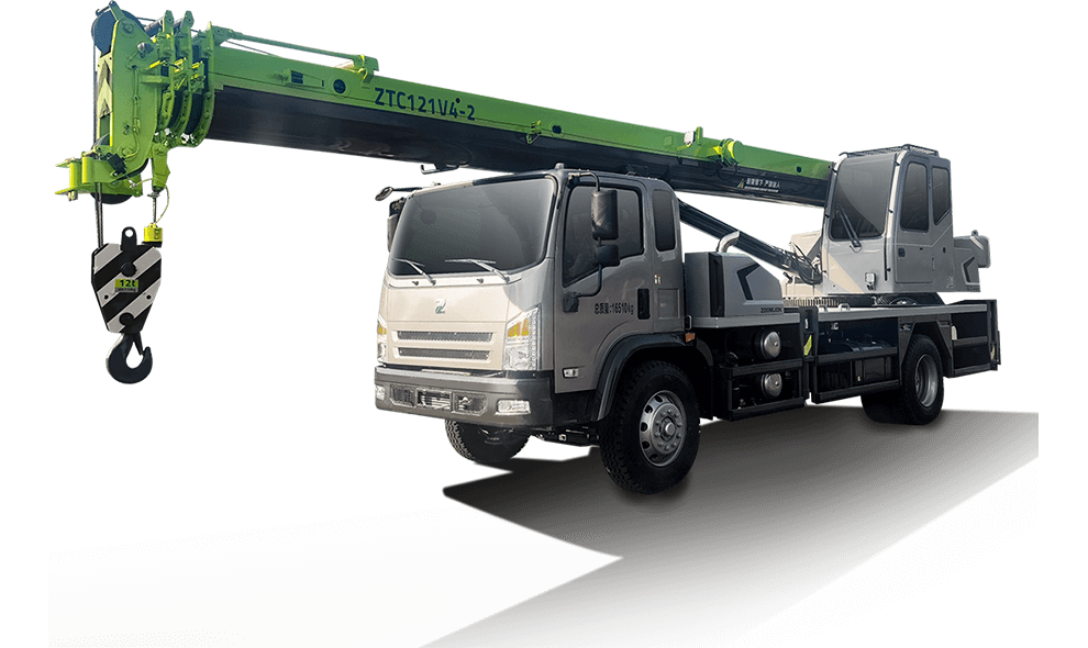Zoomlion ZTC121V461 crane - load chart, specs & dimensions