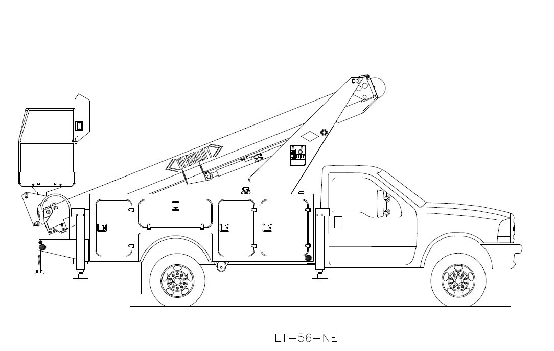 Versalift LT 56 NE Specs (2008 - 2011) | Truck Mounted Telescopic Boom