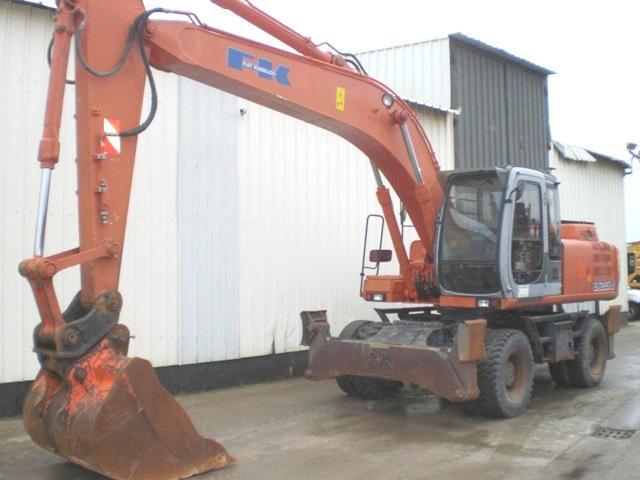 Fiat-Hitachi EX 215 W excavator specs & dimensions (year