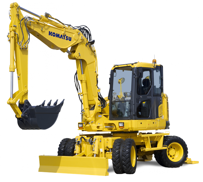 Komatsu PW118MR-8 excavator specs (2012 - 2017) | Diggers