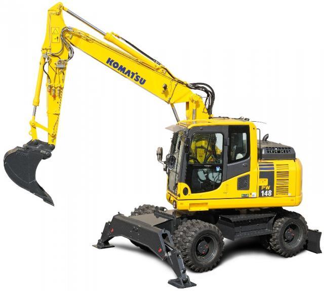 Komatsu PW148-8 excavator specs (2010 - 2017) | Diggers