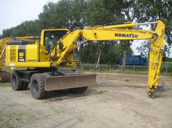 Komatsu PW148-8 excavator specs (2010 - 2017) | Diggers