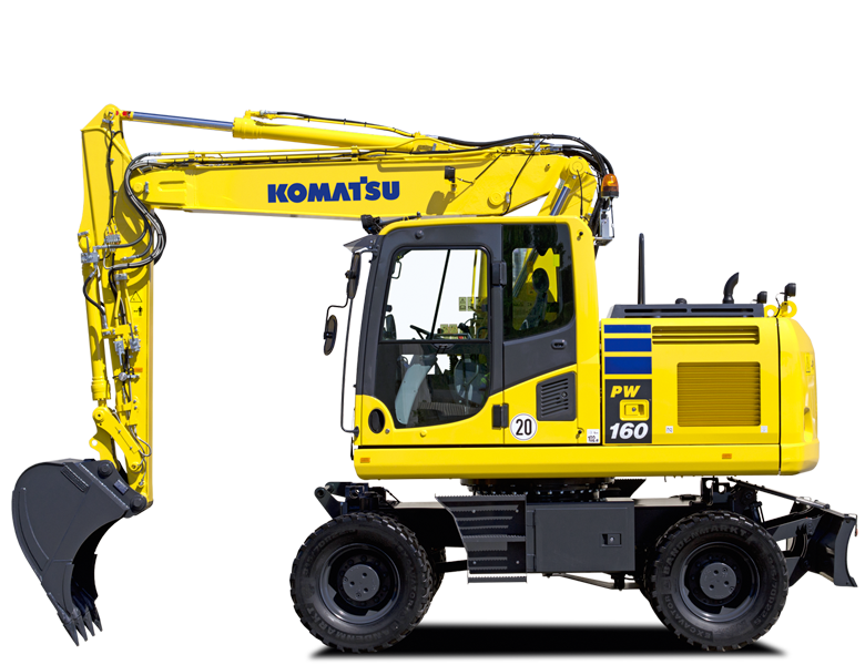 Komatsu PW160-10 Mobilbagger